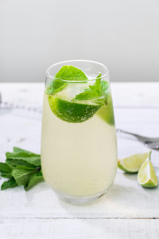 Lime mocktail.